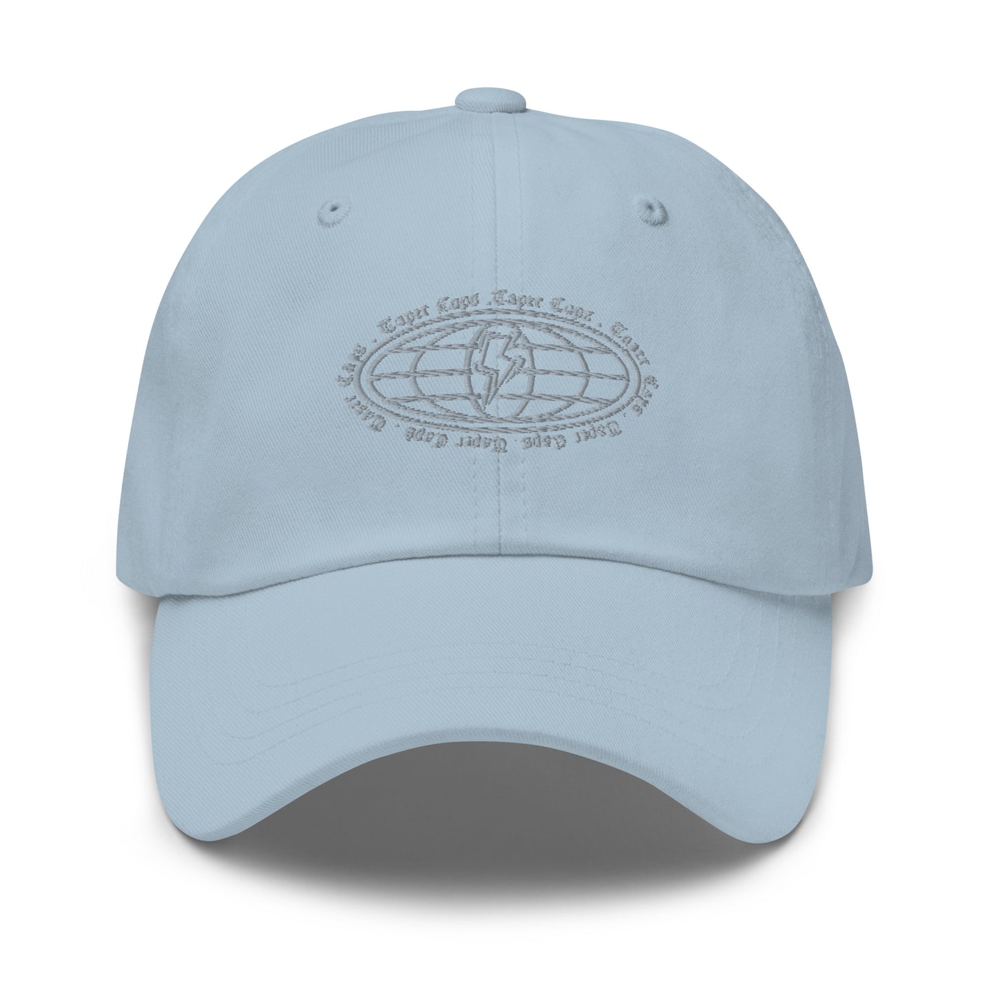 Dad hat Oval Earth silver Embroidery