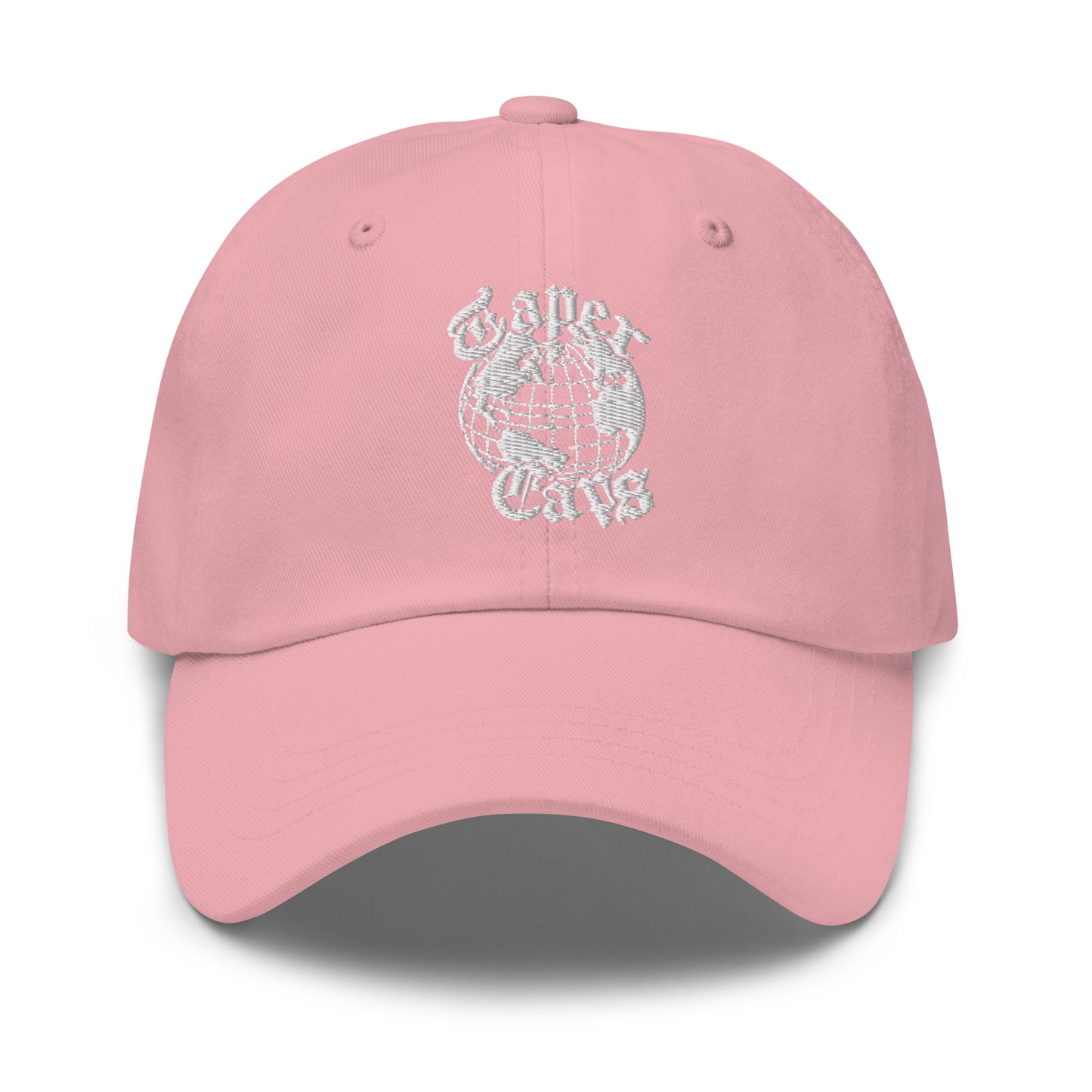 Dad hat Taper World White Embroidery