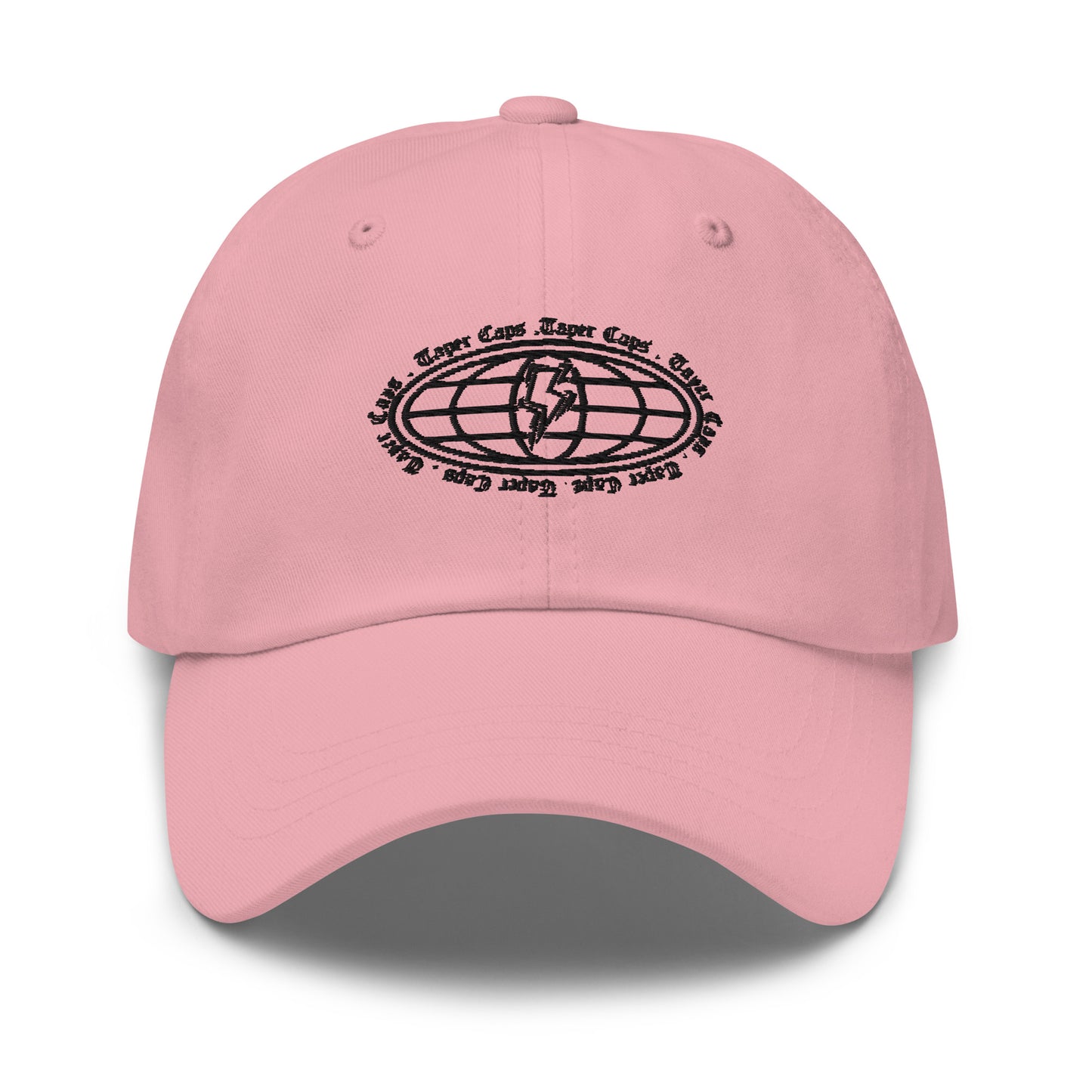 Dad hat Oval Earth Black Embroidery