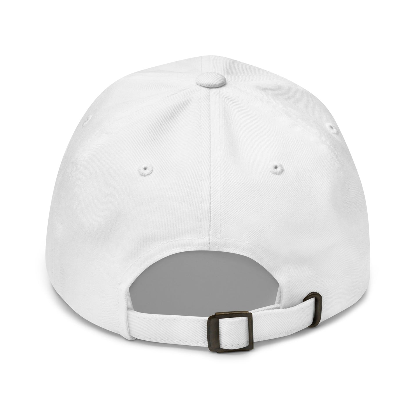 Dad hat Circle Earth Silver Embroidery