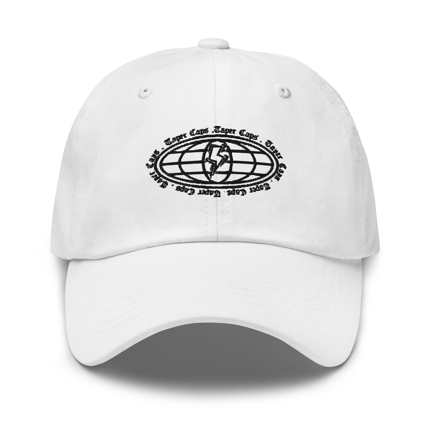 Dad hat Oval Earth Black Embroidery