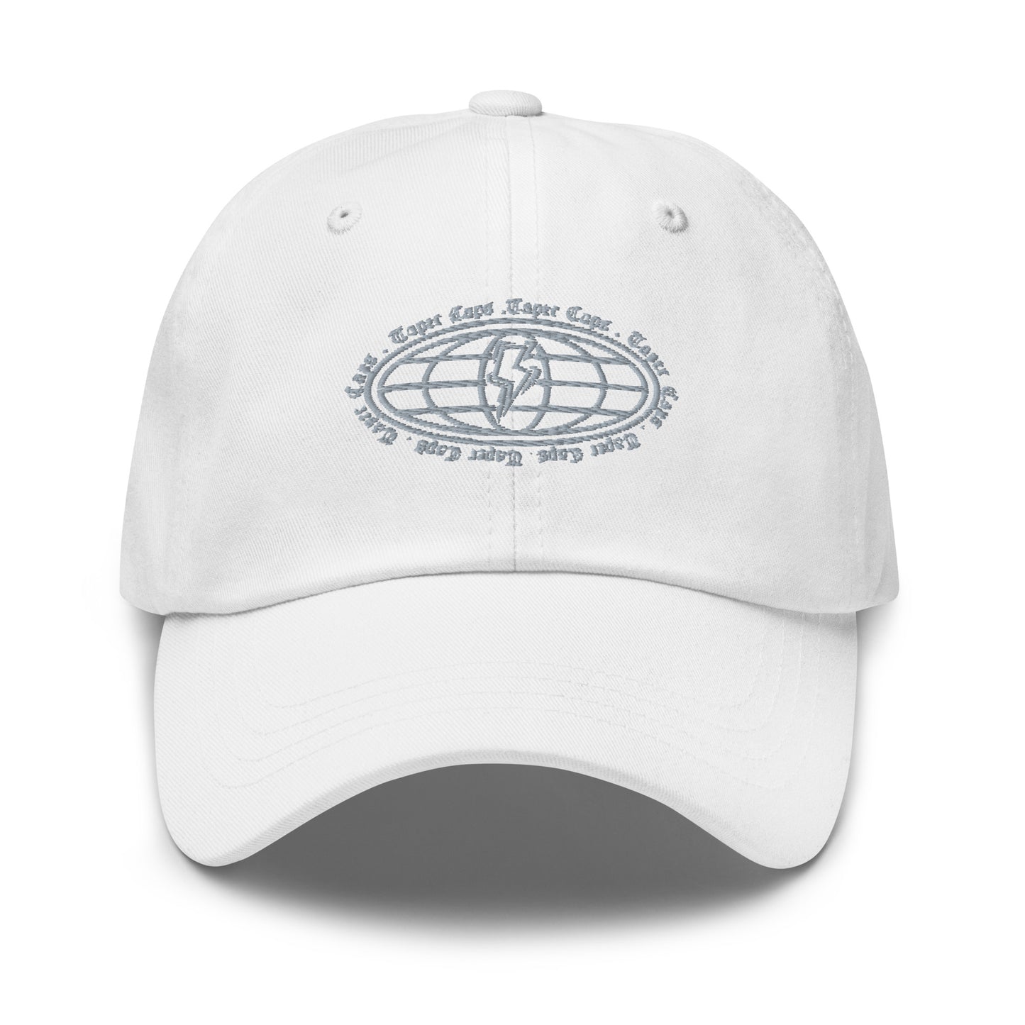 Dad hat Oval Earth silver Embroidery