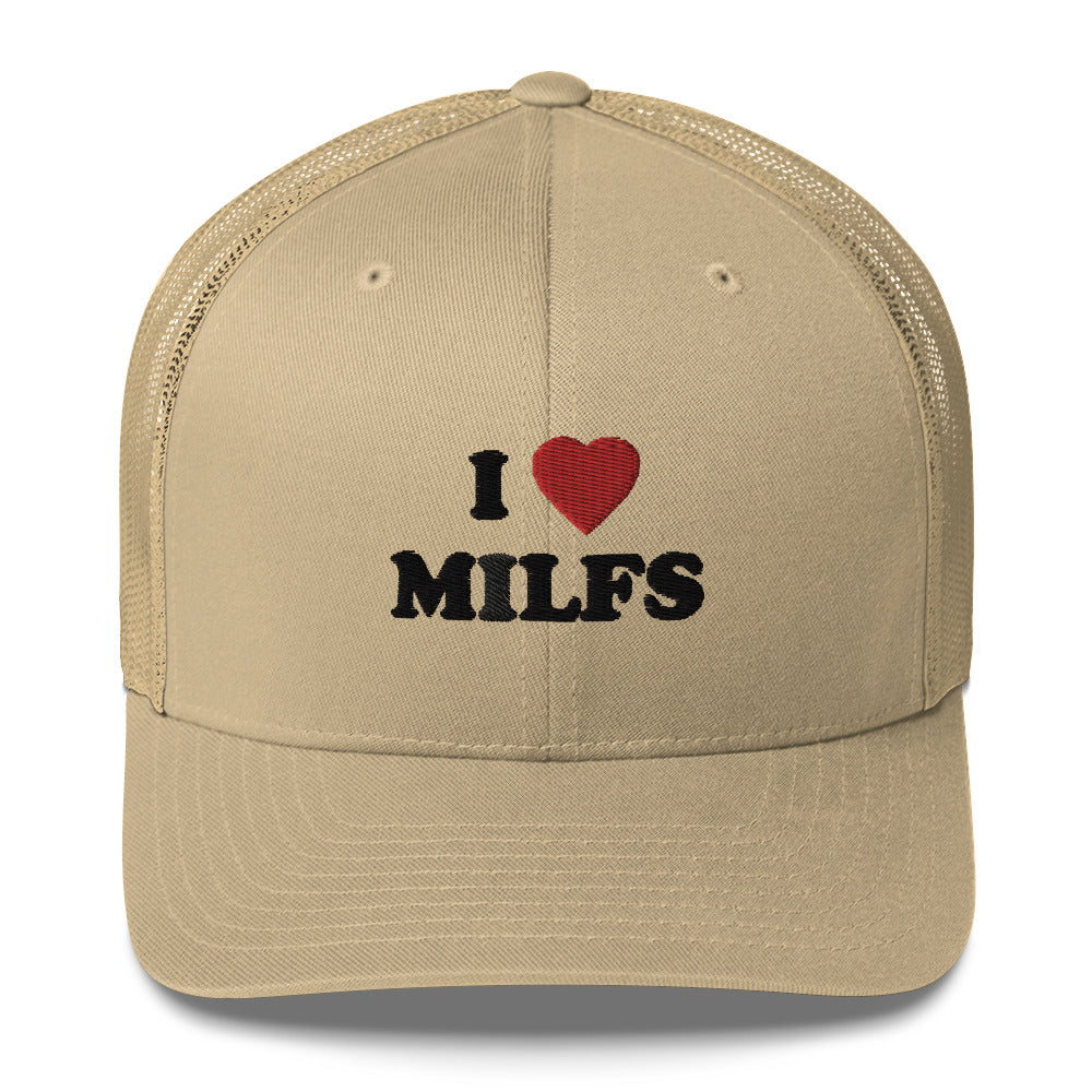 Trucker Cap I ♡ Milfs