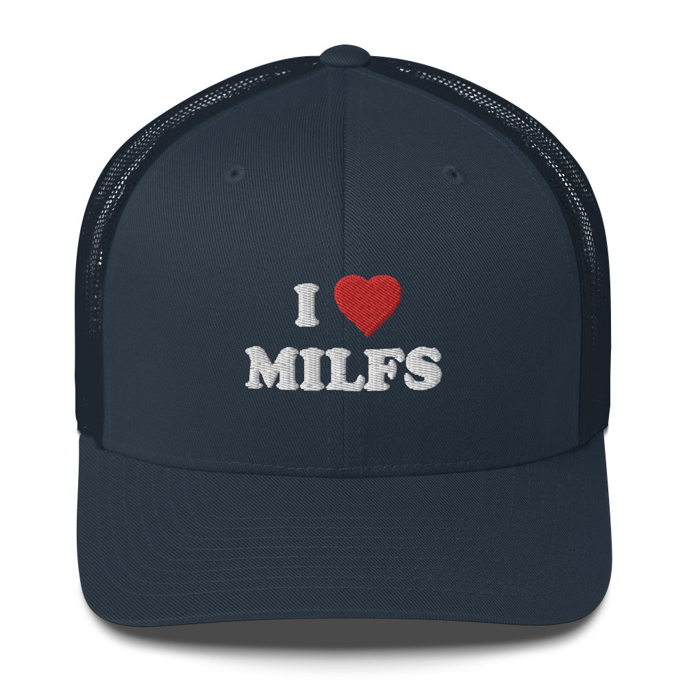 Trucker Cap I ♡ Milfs