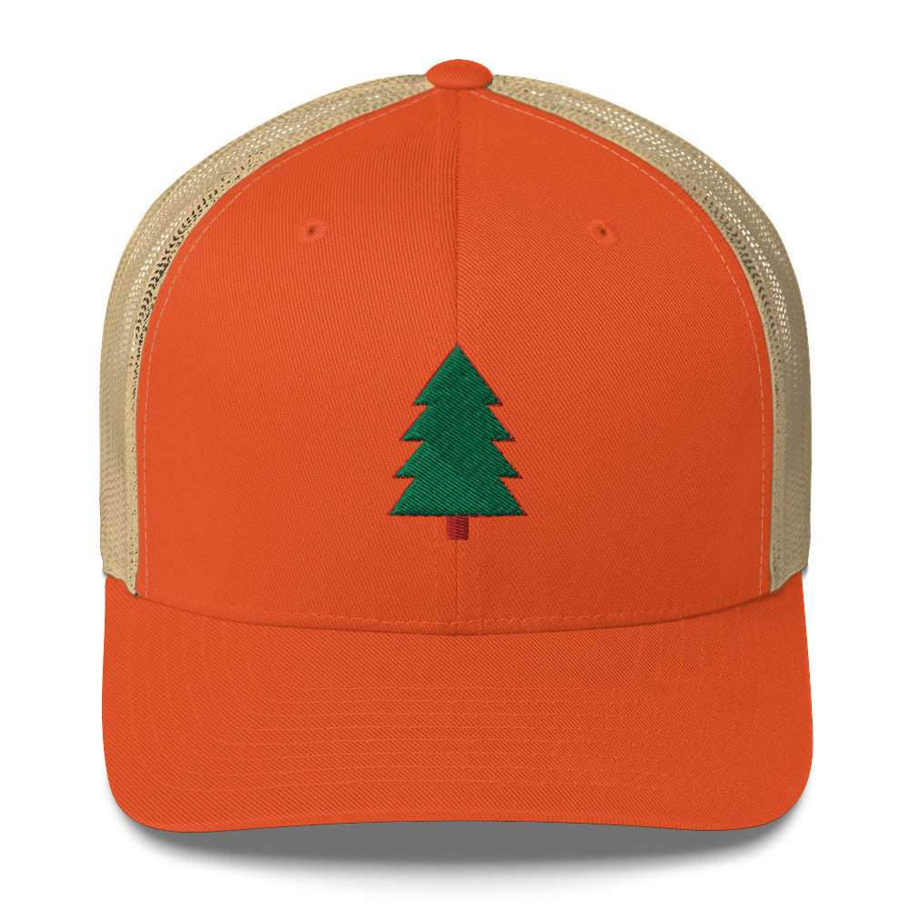 Trucker Cap Pine Tree