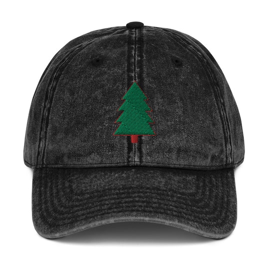 Vintage Cap Pine Tree