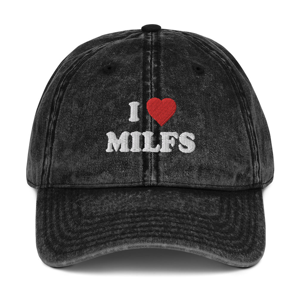 Vintage Cap I ♡ Milfs