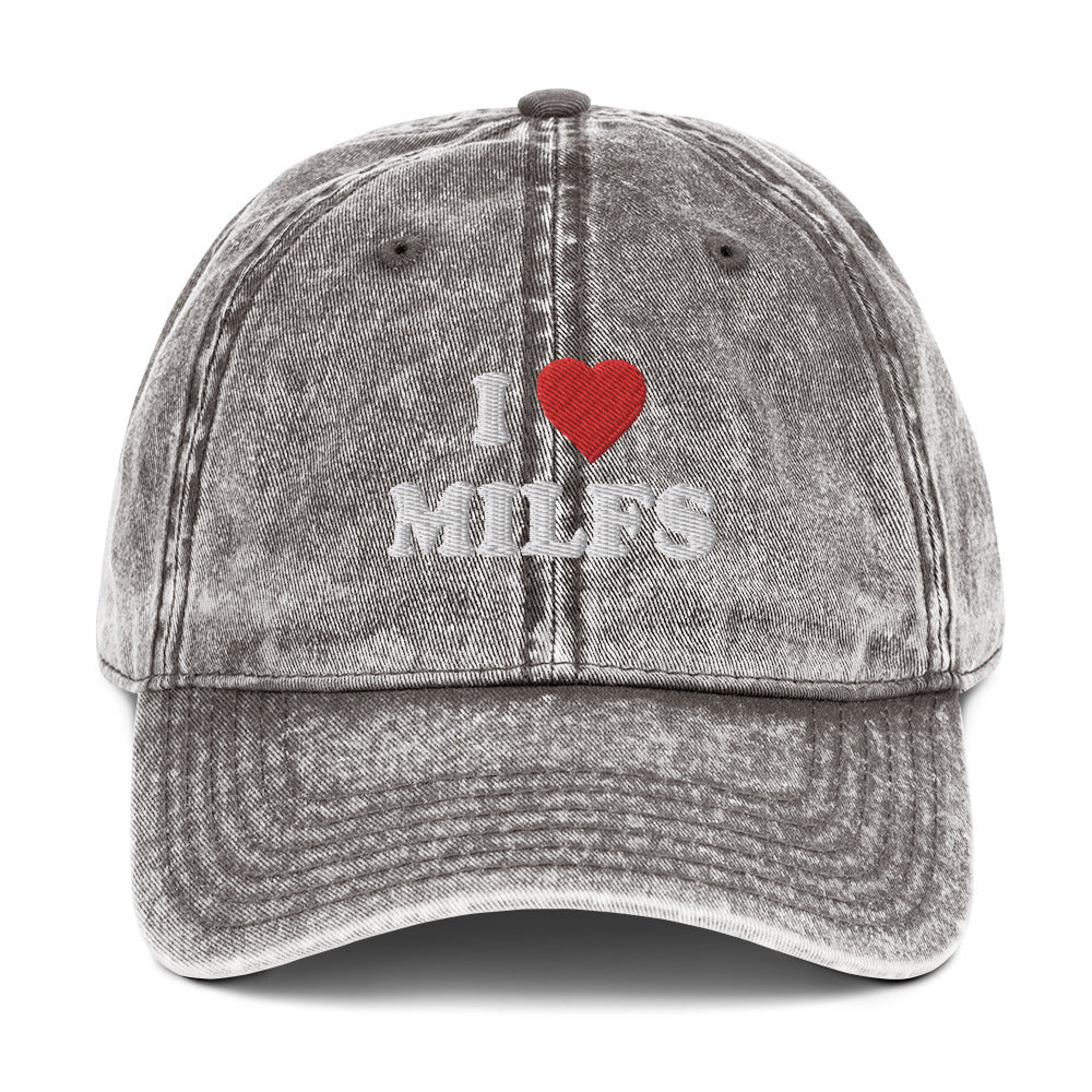 Vintage Cap I ♡ Milfs