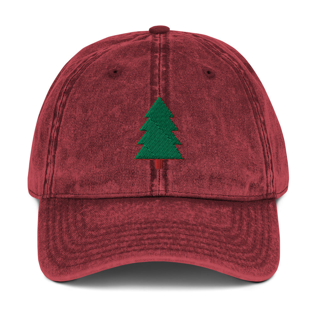 Vintage Cap Pine Tree