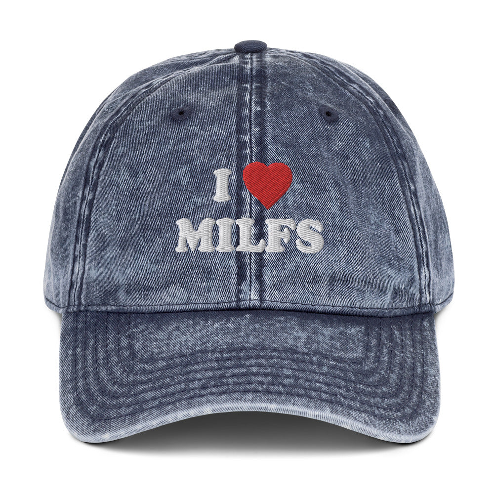 Vintage Cap I ♡ Milfs