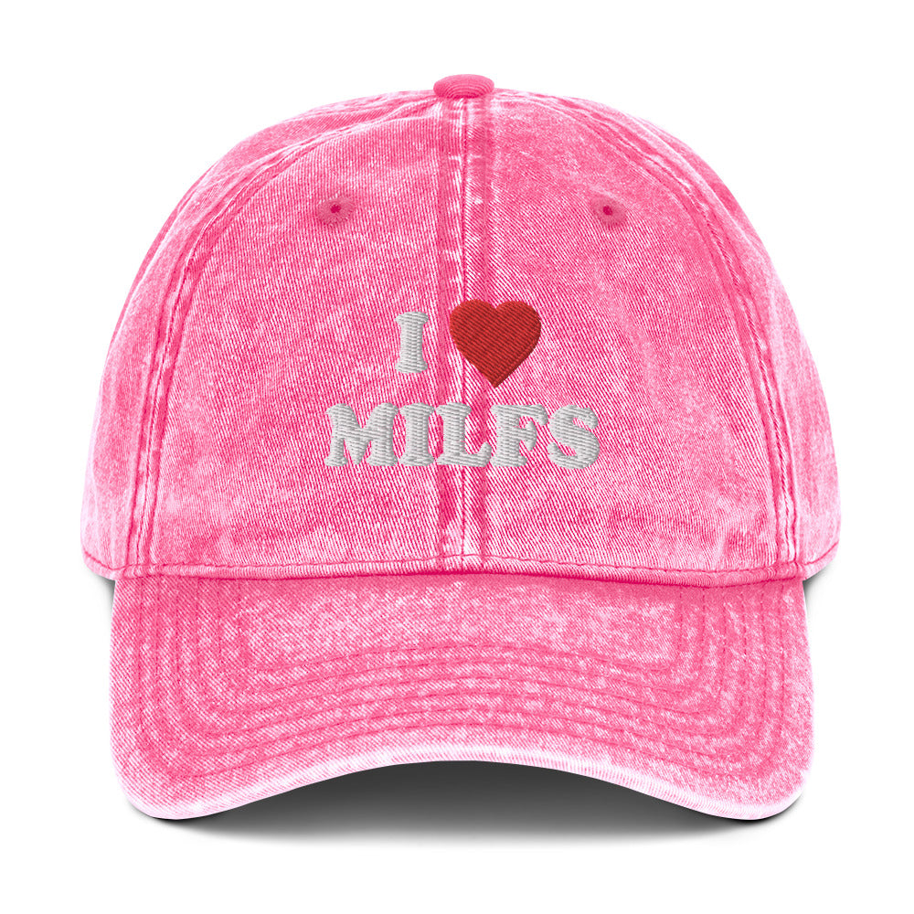 Vintage Cap I ♡ Milfs